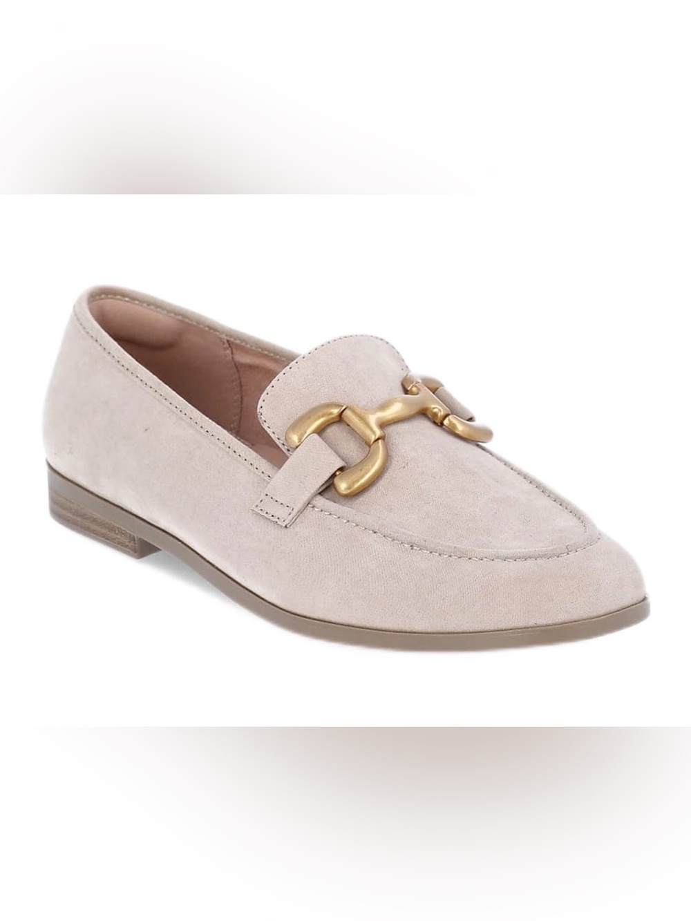 WOMEN’S FAUX LEATHER BUCKLE LOAFERS